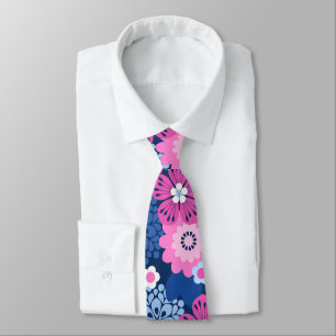 Allana Garden Hawaiian Graphical Bold Floral Krawatte