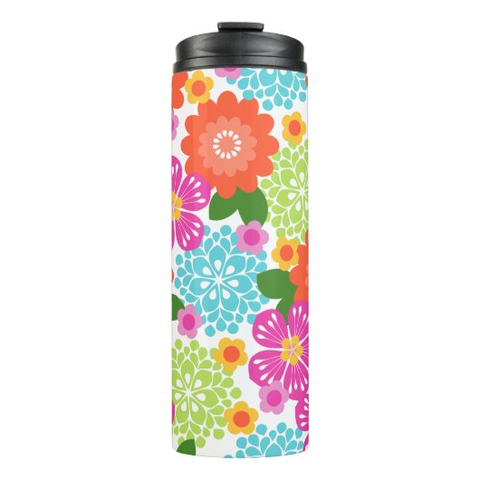 Allana Garden Hawaiian Graphical Floral - Brights Thermosbecher (Vorderseite)