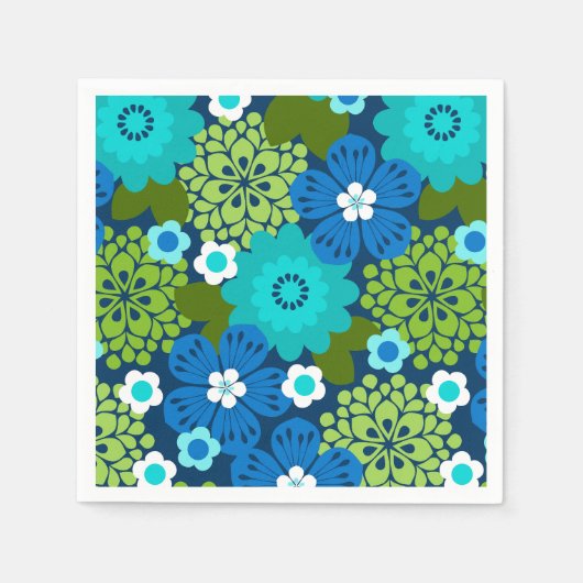 Allana Garden Hawaiian Graphical Floral - Cool Serviette (Vorderseite)