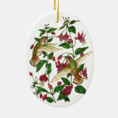 Allan's Hummingbirds & Fuschia Keramik Ornament (Hinten)