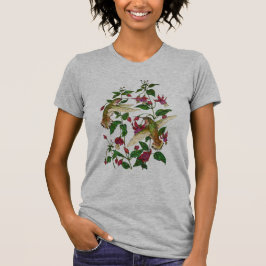 Allans Kolibri und Fuschia T-Shirt