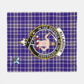 Allardice Clan Abzeichen Tartan Kariert Fleecedecke (Vorderseite (Horizontal))