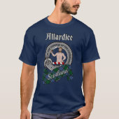 Allardice Clan Badge & Tartan T-Shirt (Vorderseite)