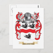 Allardyce-Wappen (Familienwappen) Postkarte (Vorne/Hinten)