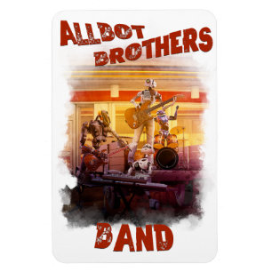 Allbot Brothers Band von Bobs Saucer Repair Magnet