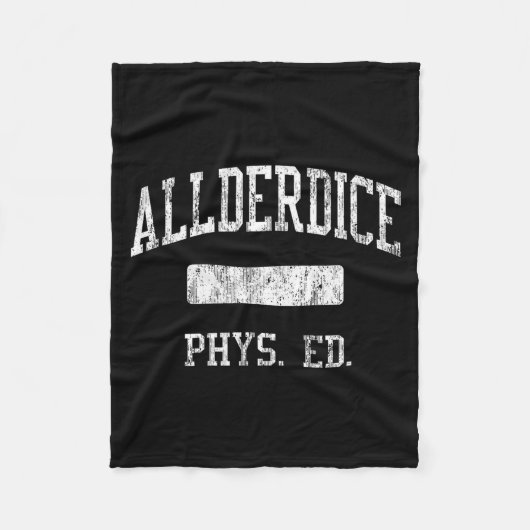 Allderdice High School Hs Ttsburgh Pa Phys Ed  Fleecedecke (Vorderseite)