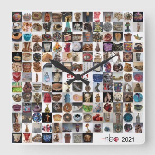 Alle 1 Körbe Wall Uhr (Vorderseite)