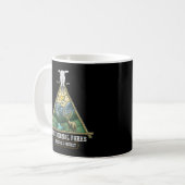 Alle 63 US National Parks Adventure Map Back Print Kaffeetasse (Vorderseite Links)