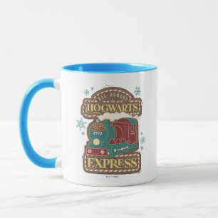 Alle Aboard auf dem HOGWARTS™-Express-Weihnachtspl Tasse