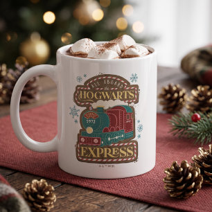 Alle Aboard dem HOGWARTS™-Express-Weihnachtsplätzc Jumbo-Tasse