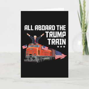 Alle Aboard Der Trump Zug Amerika Patriot Trump S Karte