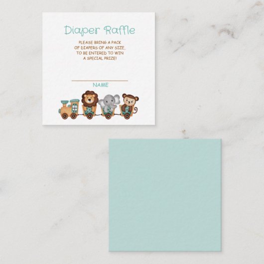 ALLE ABOARD-Zugverbindung Fiesta Windleranlage Begleitkarte (Vorne/Hinten)