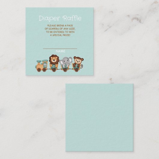 ALLE ABOARD-Zugverbindung Fiesta Windleranlage Begleitkarte (Vorne/Hinten)