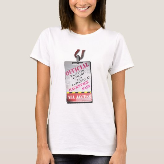 Alle Access Backstage T-Shirt (Vorderseite)