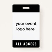 Alle Access Event Pass Abzeichen Ausweis (Vorderseite)
