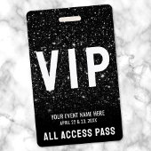 Alle Access Pass Schwarz-weiß Event VIP Ausweis