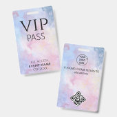 Alle Access Pass zeichnend vip event id-Abzeichen Ausweis (Vorder- & Rückseite)