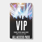 Alle Access VIP Ausweis (Back)