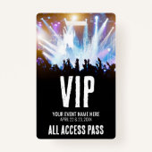 Alle Access VIP Ausweis (Rückseite)