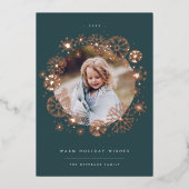 Alle Aflurry | SINGLE FOTO Folien Feiertagskarte (Vorderseite)