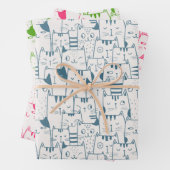Alle Albernen Katzen Geschenkpapier Set (Beispiel)