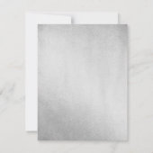 Alle Altersgruppen Mens Silver Bow Krawatte Geburt Einladung (Rückseite)