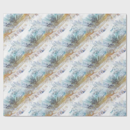 Alle am SeePackpapier (a510) Geschenkpapier (Flach)