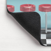 Alle American Diner Restaurant Mousepad (Ecke)