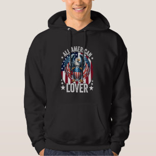 Alle American Eagle Bird Lovers 4. Juli USA Fla Hoodie