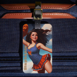 Alle American Girl Cheer Backpack Gepäckmarke Gepäckanhänger