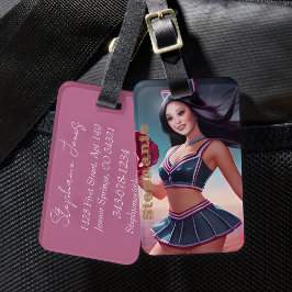 Alle American Girl Cheer Backpack Gepäckmarke Gepäckanhänger