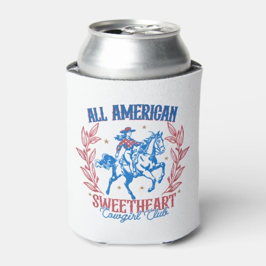 Alle American Sweetheart Cowgirl Club Dosenkühler (Kanne Vorderseite)