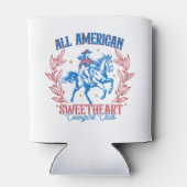 Alle American Sweetheart Cowgirl Club Dosenkühler (Rückseite)