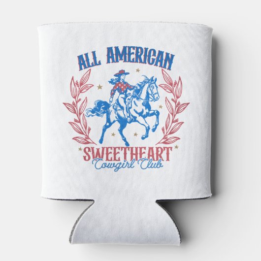 Alle American Sweetheart Cowgirl Club Dosenkühler (Rückseite)