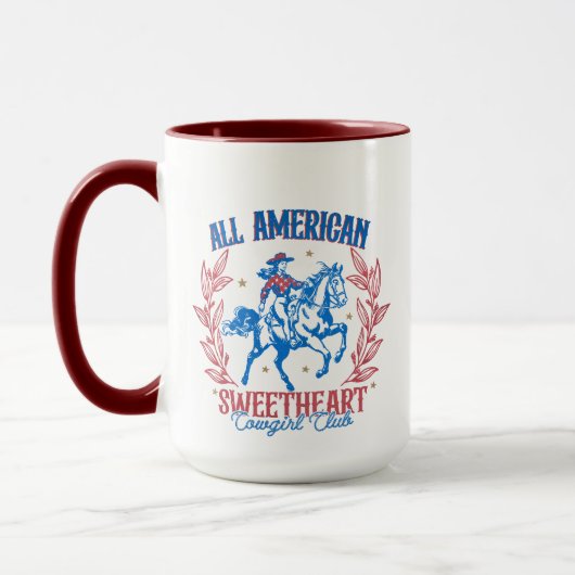 Alle American Sweetheart Cowgirl Club Tasse (Links)