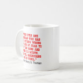 Alle Amerikaner sind in Gefahr Kaffeetasse (Vorderseite Links)