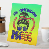 Alle amerikanische Mama-32169 Sockelschild (In Situ)