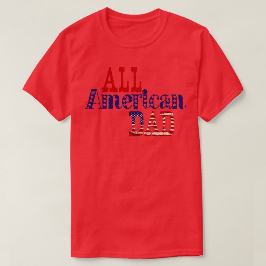 Alle amerikanische Papa-US-Flaggensonnenbrille für T-Shirt (Design vorne)