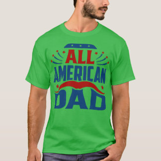 Alle amerikanische Papa-US-Flaggensonnenbrille für T-Shirt