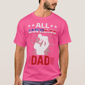 Alle amerikanische Papa-US-Flaggensonnenbrille für T-Shirt