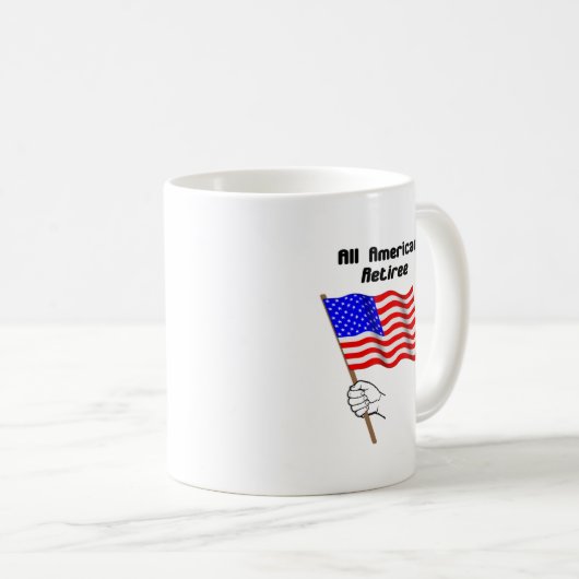 Alle amerikanische Rentner-Tasse Kaffeetasse (VorderseiteRechts)