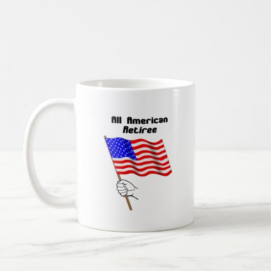 Alle amerikanische Rentner-Tasse Kaffeetasse (Links)