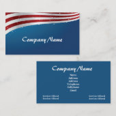 Alle amerikanische Visitenkarte (Vorne/Hinten)