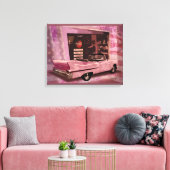 Alle amerikanischen 50er Collage Leinwanddruck (Insitu (Wohnzimmer))