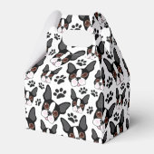 Alle amerikanischen Boston Terrier Pet Puppy Dog Geschenkschachtel (Rückseite)