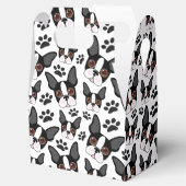 Alle amerikanischen Boston Terrier Pet Puppy Dog Geschenkschachtel (Geöffnet)