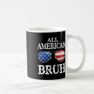 Alle amerikanischen Bruh 4. Juli Boys Patriotic Te Kaffeetasse
