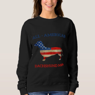 Alle amerikanischen Dackel Mama Custom Dog Sweatshirt
