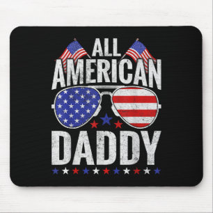 Alle amerikanischen Daddy Sungles Familie Patrioti Mousepad