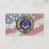 Alle amerikanischen Gesetze Visitenkarte (Rückseite)